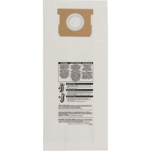 Type O Hang Up/Bulldog Vacuum Paper Bags, 5 US gal. Absolute Business Supply