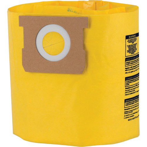 Sacs filtrants jetables &agrave; haute efficacit&eacute; de type D, 4 gal. US Absolute Business Supply