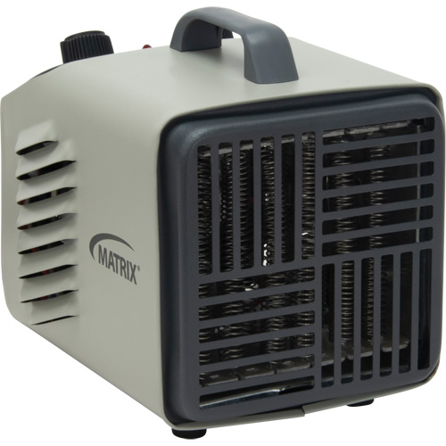 Personal Metal Shop Heater with Thermostat, Fan, Electric Absolute Business Supply