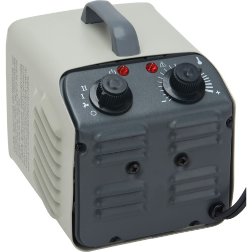 Personal Metal Shop Heater with Thermostat, Fan, Electric Absolute Business Supply