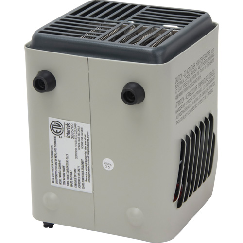 Personal Metal Shop Heater with Thermostat, Fan, Electric Absolute Business Supply