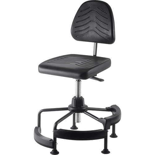 Industrial Stool, Stationary, Adjustable Height, 250 lbs. Capacity Absolute Business Supply