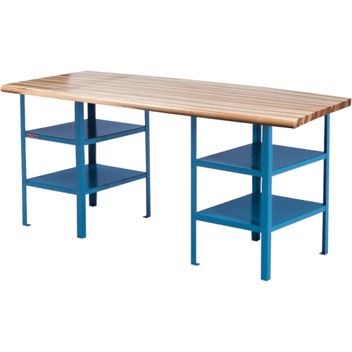 &eacute;tabli sur pi&eacute;destal extra robuste, Cap 2500 lb, 120" la x 30" p, 34" h Absolute Business Supply
