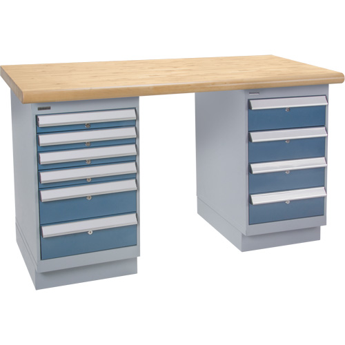 &eacute;tabli robuste, Deux tiroirs, Cap 1500 lb, 72" la x 30" p, 34" h Absolute Business Supply