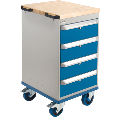 Mobile Cabinet Benches- Assembly Kits, Single Absolute Business Supply