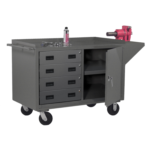 Armoire d'&eacute;tabli mobile, Acier Surface Absolute Business Supply