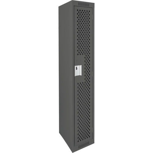 Casiers Clean Line, 12" x 12" x 72", Acier, Charbon, Rivet (assembl&eacute;), Perfor&eacute; Absolute Business Supply