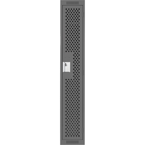 Casiers Clean Line, 12" x 12" x 72", Acier, Charbon, Rivet (assembl&eacute;), Perfor&eacute; Absolute Business Supply