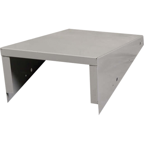 Clean Line Economy Lockers Slope Top, 1 Bank, 18" D x 12" W x 6" H, Grey, Steel Absolute Business Supply