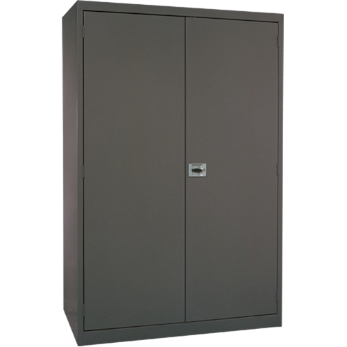 Armoires de rangement Hi-Boy profondes, Acier, 4 Tablettes, 72" h x 36" la x 24" P, Charbon Absolute Business Supply