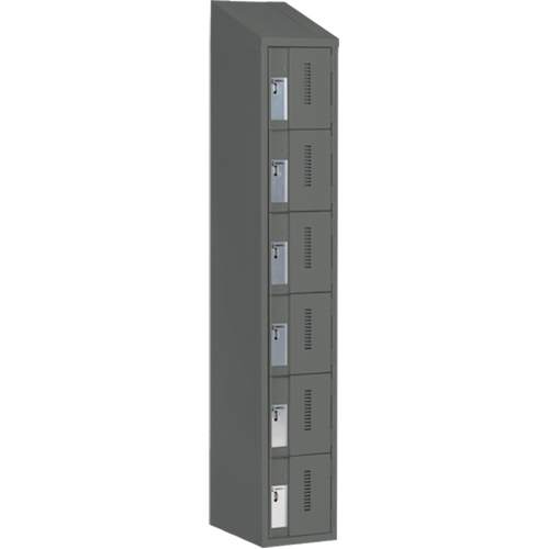 Casiers robustes Concorde, 6 niveaux, 12" x 18" x 78", Acier, Charbon, Soud&eacute; (assembl&eacute;) Absolute Business Supply