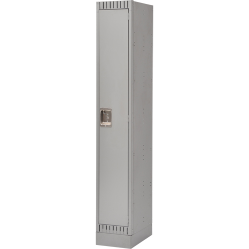 Assembled Lockers, 12" x 18" x 72", Steel, Grey, Rivet (Assembled) Absolute Business Supply