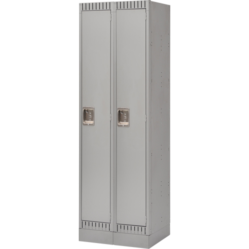 Casiers, Bloc de 2, 24" x 18" x 76", Acier, Gris, D&eacute;mont&eacute; Absolute Business Supply