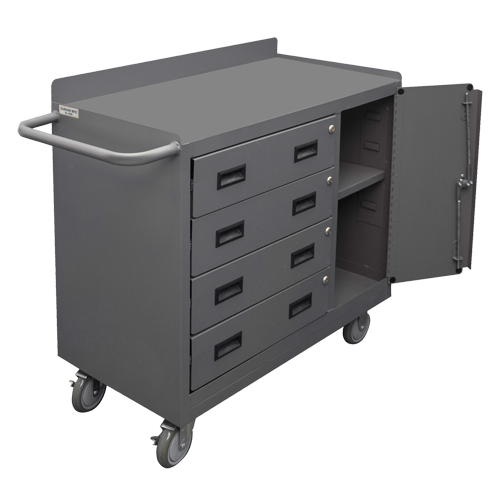 Armoire d'&eacute;tabli mobile, Acier Surface Absolute Business Supply