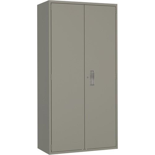 Hi-Boy Storage Cabinet, Steel, 4 Shelves, 72" H x 36" W x 18" D, Grey Absolute Business Supply