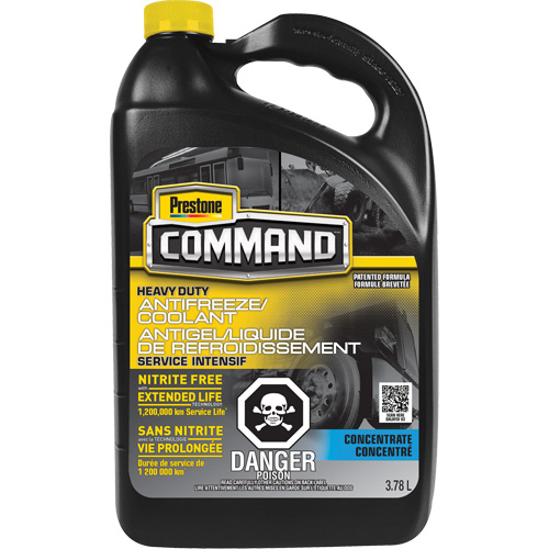 Liquide de refroidissement/antigel concentr&eacute; sans nitrate robuste longue dur&eacute;e pour service lourd Command, 3,78 L, Cruche Absolute Business Supply