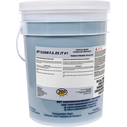 Produit de pr&eacute;nettoyage sans brossage pour v&eacute;hicules Jet Clean, 20 L, Seau Absolute Business Supply