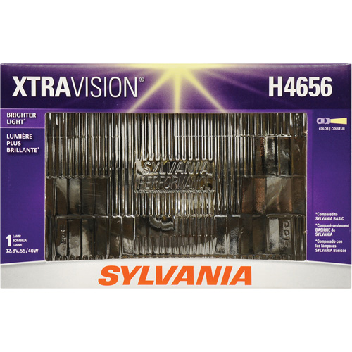Phare automobile scell&eacute; XtraVision H4656, Halog&egrave;ne, 35 W/55 W, Blanc cass&eacute; Absolute Business Supply