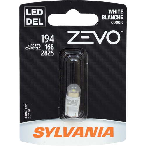 195 Zevo&reg; Mini Automotive Bulb, LED, 0.7 W, White Absolute Business Supply