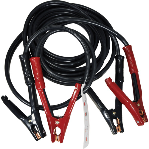Heavy-Duty Booster Cables, 1 AWG, 800 Amps, 20' Cable Absolute Business Supply