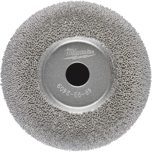 Meule &agrave; polir &agrave; contour &eacute;vas&eacute; 2-1/2" pour ponceuse pour pneus &agrave; basse vitesse M12 Fuel Absolute Business Supply