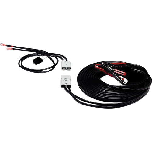 Heavy-Duty Fully Insulated Clamps with Side Terminal Adapters, 4 AWG, 500 A, 30' Cable Absolute Business Supply