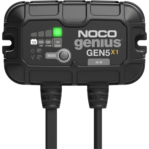 Chargeur de batterie embarqu&eacute; &agrave; 1 sortie de 5 amp&egrave;res Gen5X1 Genius Absolute Business Supply