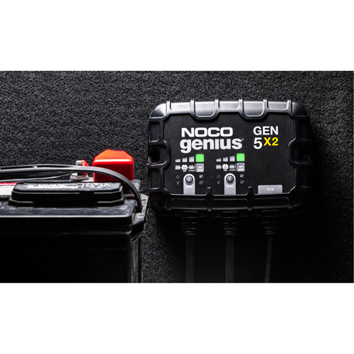 Genius&reg; Gen5X2 2-Bank, 10-Amp On-Board Battery Charger Absolute Business Supply