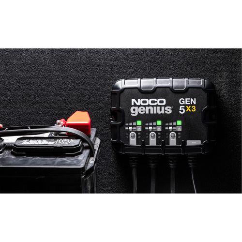 Genius&reg; Gen5X3 3-Bank, 15-Amp On-Board Battery Charger Absolute Business Supply
