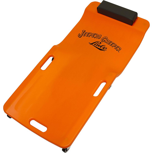Sommier orange n&eacute;on &agrave; profil bas, en plastique robuste Absolute Business Supply