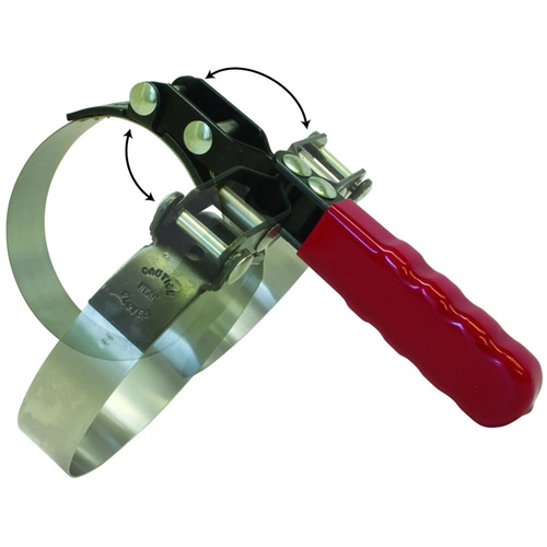 Standard Swivel Grip Oil Filter Wrench, 3-1/2" - 3-7/8" Filter Capacity Absolute Business Supply