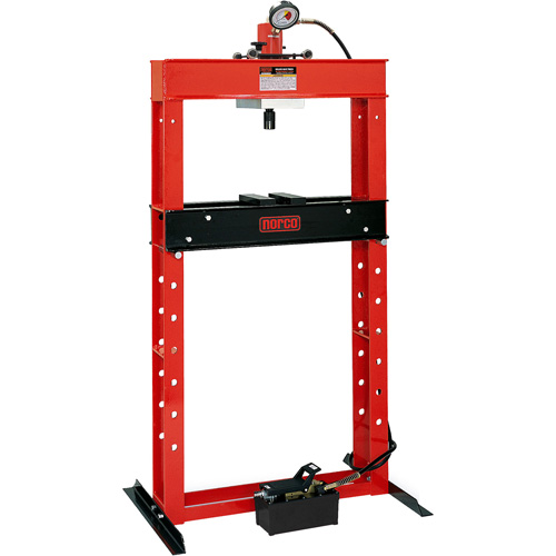 Air Hydraulic Pump Operated Shop Press, 25 tons Capacity Absolute Business Supply