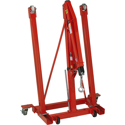 Folding Engine Crane, 2500 lbs. (1.25 tons) Capacity Absolute Business Supply