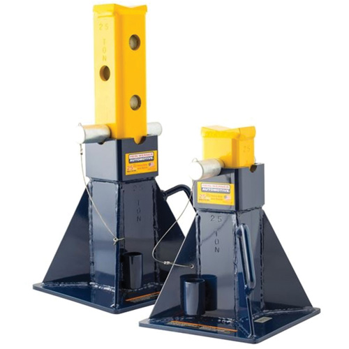 Vehicle Support Stands, Locking Pin, 25 tons Capacity Absolute Business Supply