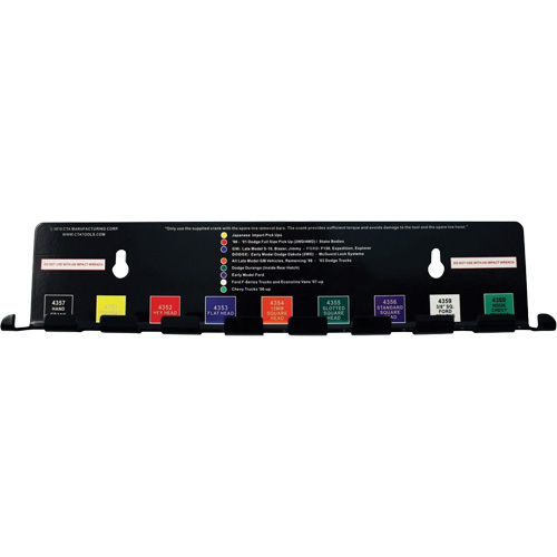 Ensemble d'outils pour roue de secours 10 mcx Absolute Business Supply