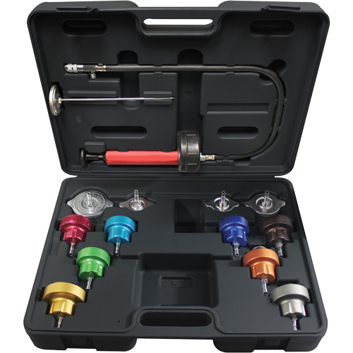 14-Piece Universal Cooling System Pressure Test Kit Absolute Business Supply