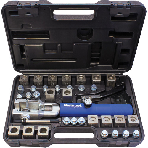Universal Hydraulic Flaring Tool Set with Blue Handle & Adapter Set Absolute Business Supply