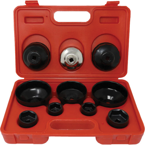 10 Pc. Oil Filter Wrench Kit Absolute Business Supply