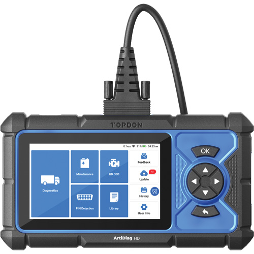 Outil de diagnostic robuste 5" ArtiDiag HD avec fonctions d'entretien Absolute Business Supply
