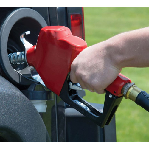Pistolet de distribution automatique rouge pour diesel Absolute Business Supply