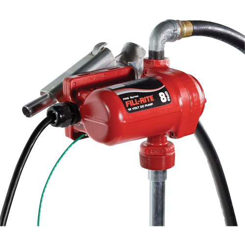 Pompe de transfert de carburant 12 V CC avec pistolet Absolute Business Supply