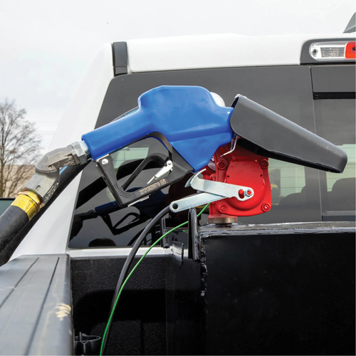 Pistolet automatique temps froid bleu pour diesel Absolute Business Supply