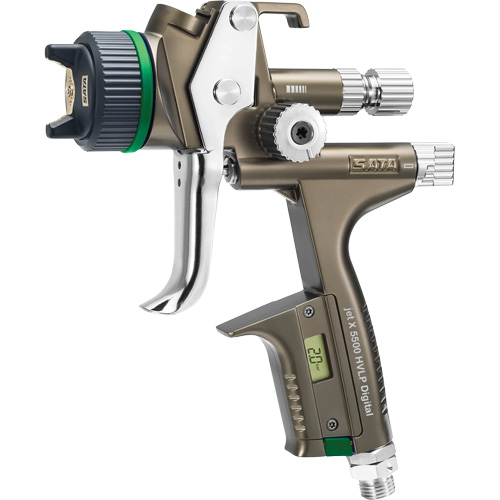 X5500 HVLP 1.2 I RPS D DIGI psi Premium Paint Spray Gun for Automotive Refinishing, 1/4" NPT Air Inlet, 15.19 CFM, 0.6 L/0.9 L Capacity, 0.17 PSI Absolute Business Supply