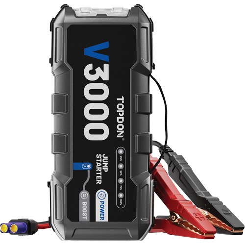 Survolteur, banque d'alimentation et lampe de poche V3000 Absolute Business Supply