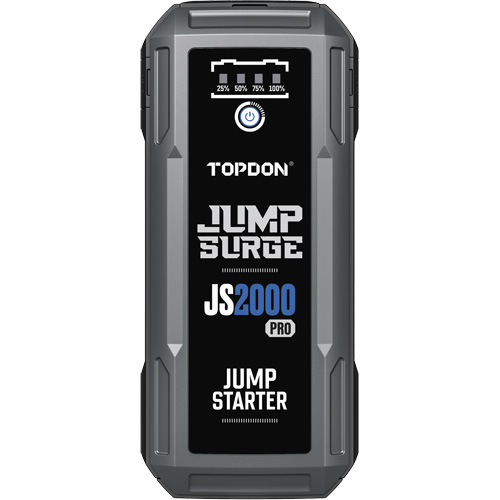 D&eacute;marreur de secours, banque d'alimentation et lampe de poche JumpSurge2000Pro &agrave; 2500 A de pointe Absolute Business Supply