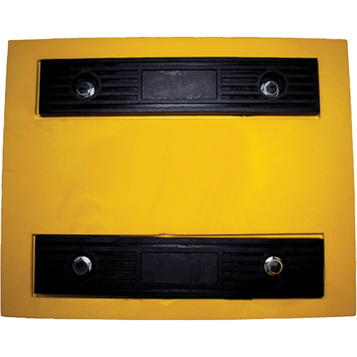 Wheel Chock, Polyurethane, Yellow, 15-1/4" W x 12-1/8" D x 10-3/4" H Absolute Business Supply