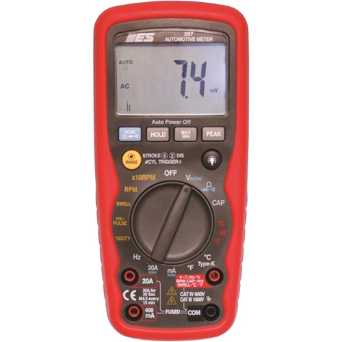 Premium Automotive Digital Multimeter with Case Absolute Business Supply
