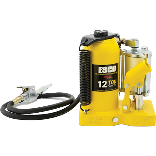 Pro Series Bottle Jack, 12 Ton(s), Air Hydraulic, 18-1/2" Raised Height Absolute Business Supply