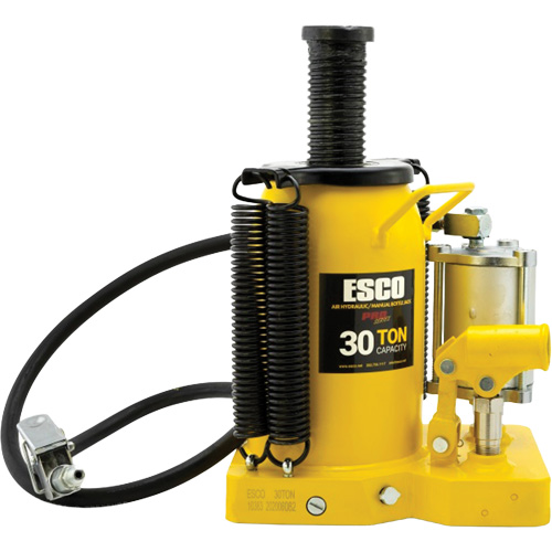 Pro Series  Bottle Jack, 30 tons, Air Hydraulic, 20" Raised Height Absolute Business Supply