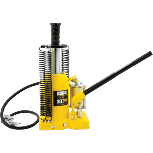 Pro Series  Bottle Jack, 30 tons, Air Hydraulic, 20" Raised Height Absolute Business Supply